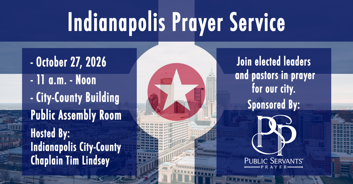 Indianapolis Prayer Service Invite